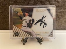 Naruki Teranishi 2025 Epoch Pacific League Premier Autograph Rookie Auto holo