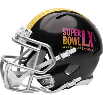 NFL Riddell SUPER BOWL スーパーボウル ミニヘルメット NFL Super Bowl 60 Speed Mini Helmet Riddell Black 2026 | eBay