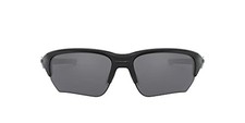 0OO9363-0264 OAKLEY MEN'S FLAK BETA RECTANGULAR POLISHED BLACK-BLACK IRIDIUM
