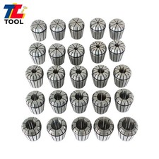 25 Pcs Collet Set ER32 Collet Chuck 1/16"-3/4" Holder Spring Collet Set NEW