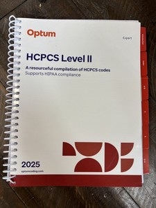 Optum HCPCS Level II: A Resourceful Compilation of HCPCS Codes 2025