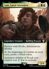 Sam, Loyal Attendant - Foil Extended Art LTC LP MTG