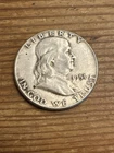 1951 US Franklin Half Dollar Circulated 50c