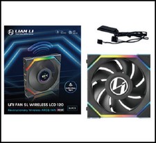 Lian Li UNI FAN SL Wireless LCD 120 Single Pack Black 12SLLCD1W1B