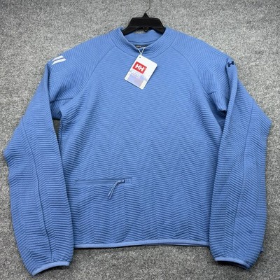 Helly Hansen Pullover Sweatshirt Women s Large L Azurite Blue Allure NWT