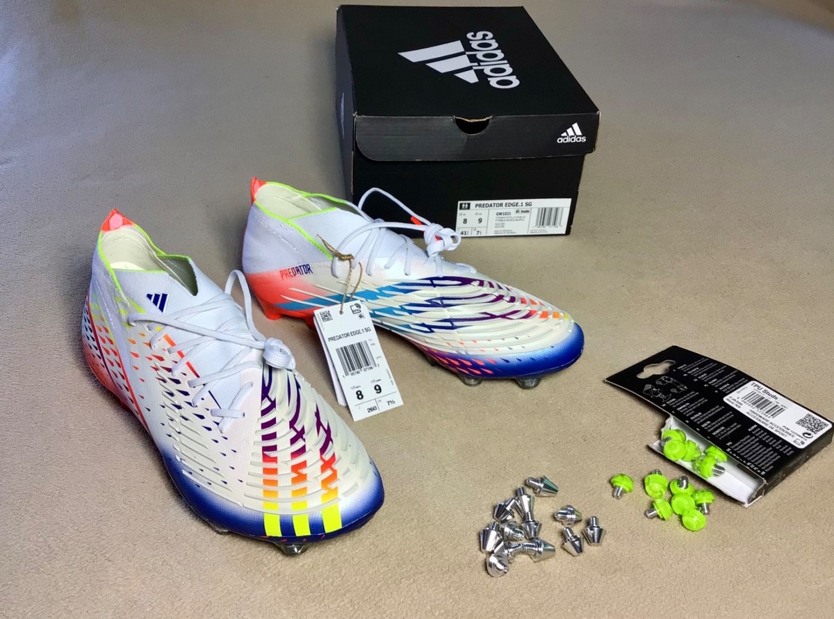 New! $250 Men's Size 8/Women's 9 Adidas Predator Edge.1 Mid SG
