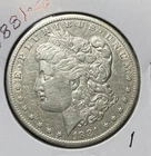 1881-CC MORGAN SILVER DOLLAR, VF+/XF DETAILS