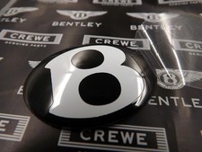 Black Trunk B Emblem Badge For Bentley Continental Gt Gtc Flying Spur