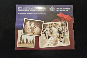 AUSTRALIAN: 2005 PEACE / COMING HOME / REMEMBRANCE UNC MINT SET