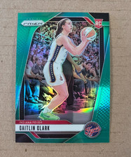 2024 Panini WNBA Prizm Basketball Caitlin Clark Green Prizm Rookie Card #22. rookie card picture