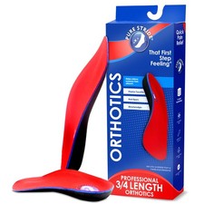 Professional 3/4 Length Orthotics - Shoe Insole  Support for Metatarsals, Hi...