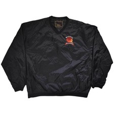 WENDELVILLE HARVEST MOON RUN V-Neck Golf Black Pullover L Windbreaker Mens