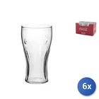 6x clear glass cocoa glasses cl 37.
