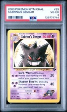 Sabrina's Gengar PSA 4 2000 Pokemon Gym Challenge #29 on eBay