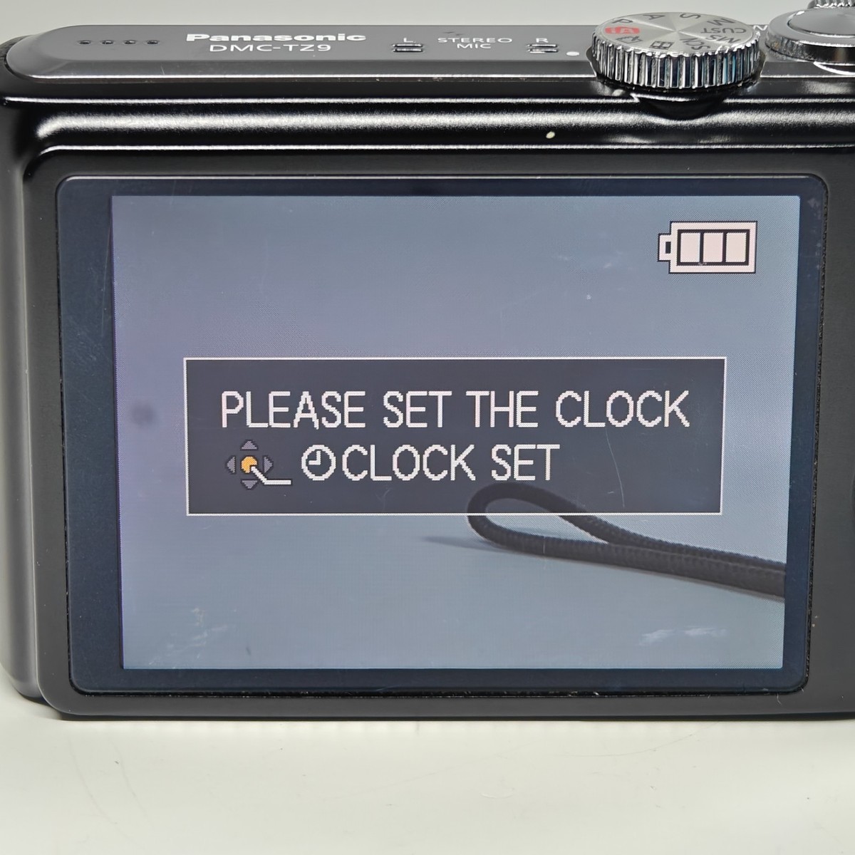 Panasonic LUMIX DMC-TZ9 12.1MP Digital Camera - Black for sale