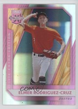 2021 Panini Elite Extra Edition Pink Elmer Rodriguez-Cruz #97 17t2