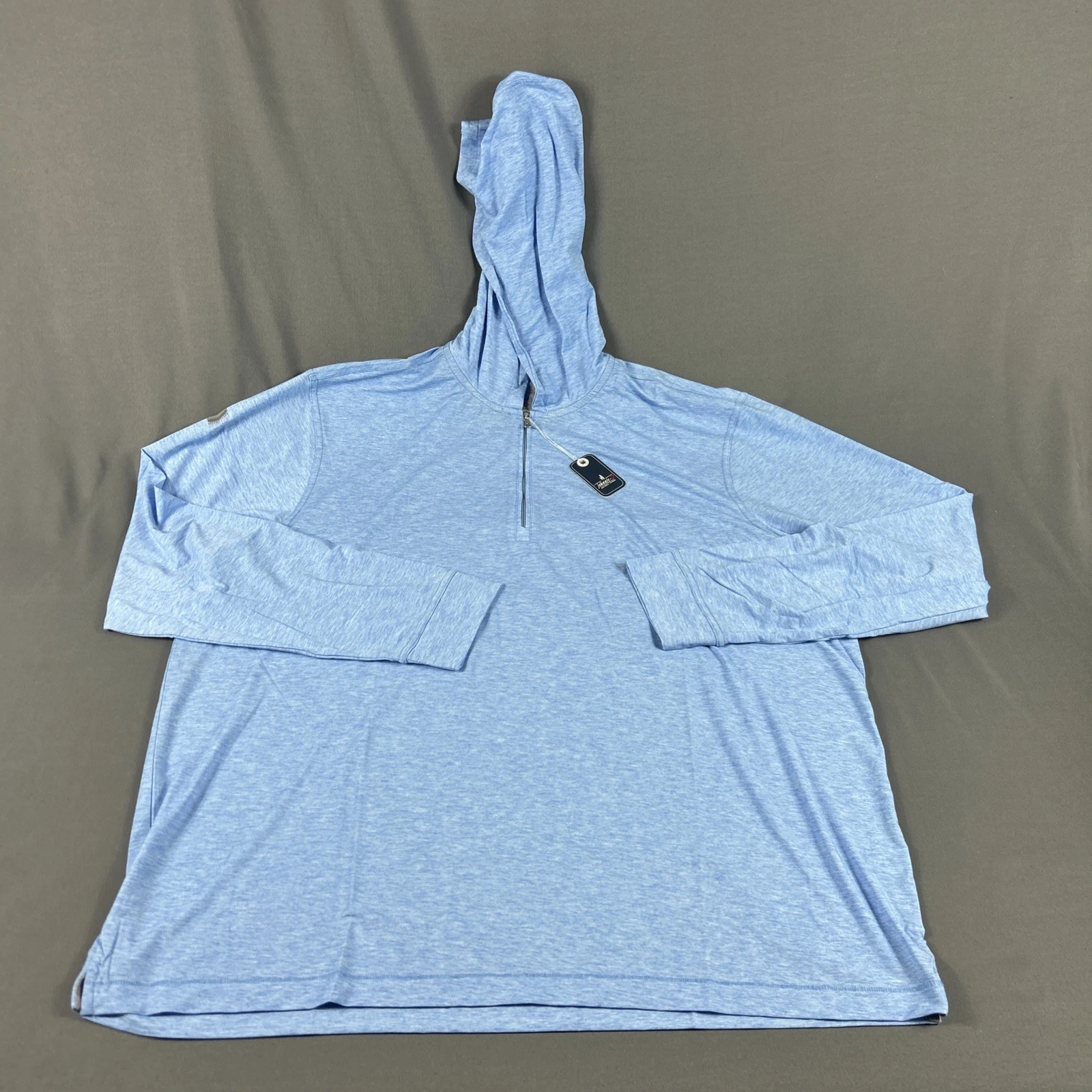 Johnnie-O Golf Hoodie Pullover Welsey 1/4 Zip XXL Malibu Polyester NWT MSRP $128
Opens in a new wind