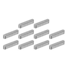10Pcs Round Ended Feather Key, 5x5x25mm Carbon Steel Parallel Drive Shaft Keys