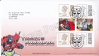 GB FDC FIRST DAY COVER 2022 PRESTIGE STAMP BOOKLET DY55 TRANSFORMERS TALLENTS PM