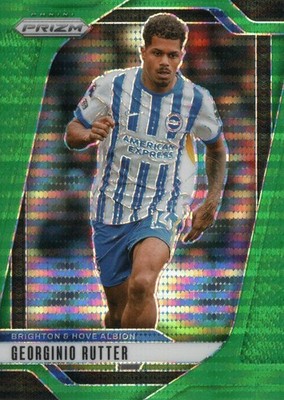2024-25 Panini Prizm Premier League - Georginio Rutter #181 Prizms Green Pulsar