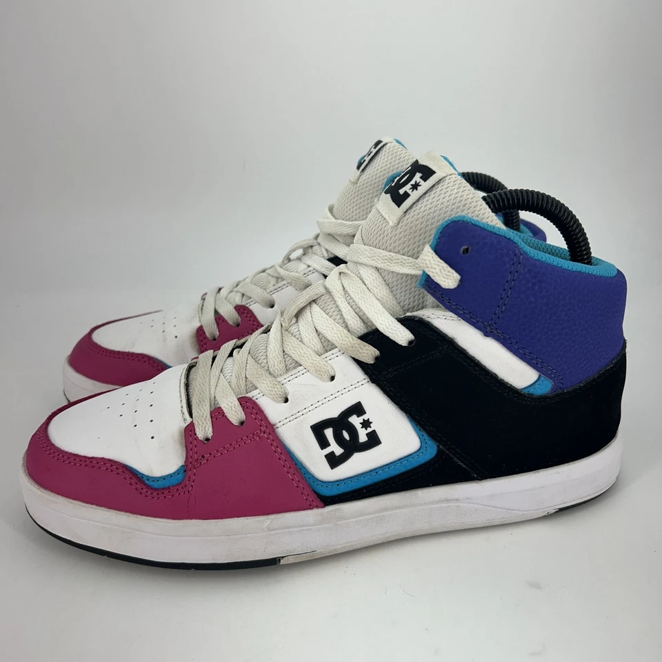 Vintage DC Shoes Cure Hi Top Shoes Womens Size 8.5 Y2K Skateboard Goth 2000s - Image 4 of 4