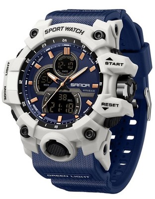 FANMIS Men's Solar Powered Casual Quartz Wrist Watch men standard, Y Blue
