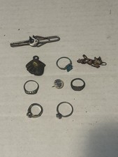 Vintage lot of rings and hair pens