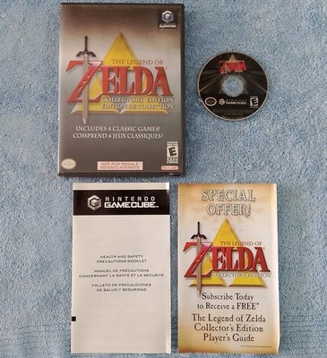 The Legend of Zelda Collector's Edition (Nintendo GameCube, 2003) NO MANUAL