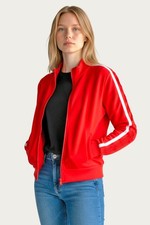 New Look Red Retro Full Zip Track Jacket