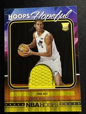 CODY WILLIAMS 2024-25 NBA HOOPS HOPEFUL ROOKIE PATCH JAZZ RC Q4385