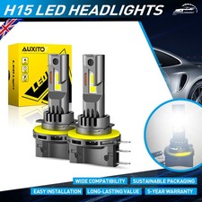 2x H15 LED DRL Headlight High Beam Bulbs Bright White 6500k Upgrade Bulb 12v Uk