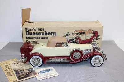 Vintage JIM BEAM'S 1935 DUESENBERG Convertible Whiskey DECANTER New but Empty