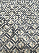 GP & J Baker Small Scale Diamond Fabric- Morley / Blue 3.35 yds BF10959-660