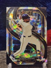 2025 Panini Select - Premier Level Jackson Chourio #130 Cracked Ice Prizm