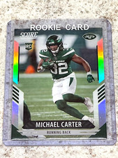 MICHAEL CARTER ~ 2021 Panini Score #407 Silver Prizm PWE