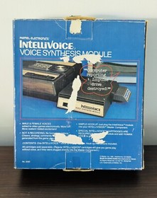 INTELLIVISION INTELLIVOICE VOICE SYNTHESIS MODULE COMPLETE IN BOX UNTESTED