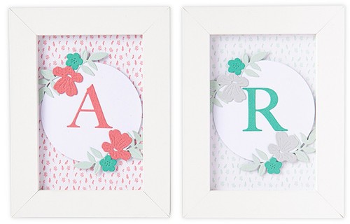 Sizzix Thinlits Serif Alphabet 28pc set #665282 Retail $34.99 by Lisa Jones - Picture 4 of 12