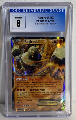 Regirock-EX graded CGC 8 for sale on eBay