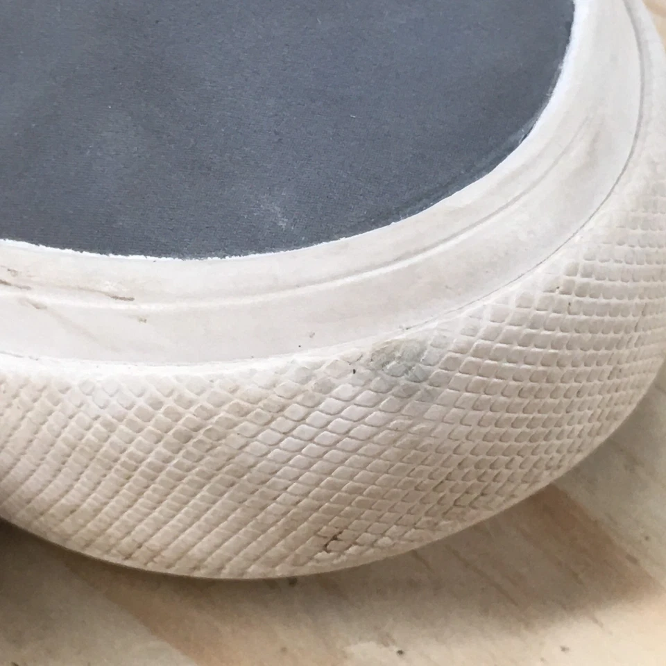 Reebok Zapatos Juveniles 4 Informales Tenis Cómodos H69254 Gris Cuero Con Cordones Parte Superior Baja Foto 4 de 4