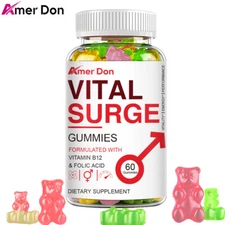 Male Enhancement 60 Gummies Booster & Thicker Last Longer Stronger,30 Day Supply