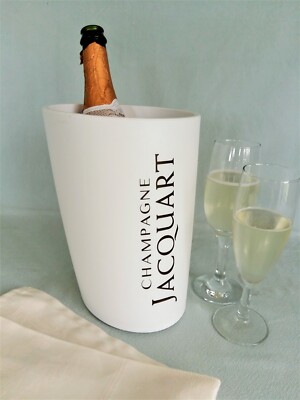 Champagne Jacquart Ice Bucket. French Champagne Ice Bucket. Wine Cooler.