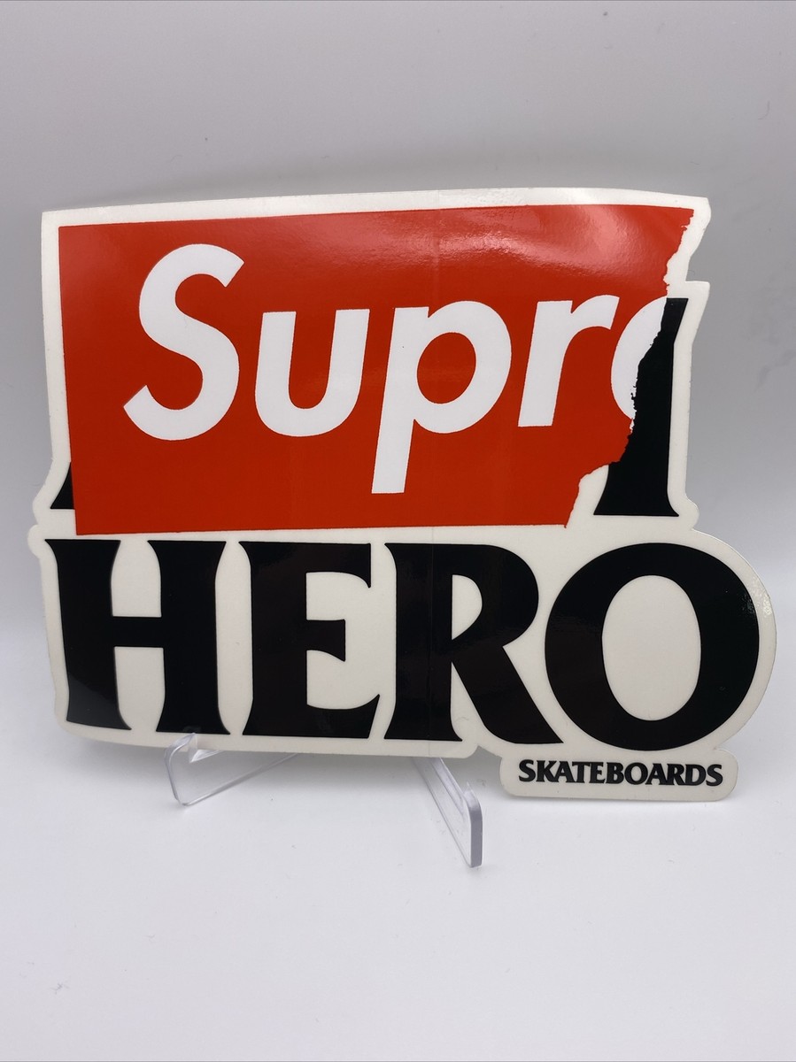 Supreme Anti-Hero Supr Skateboard Sticker Large FREE RAW PATCH