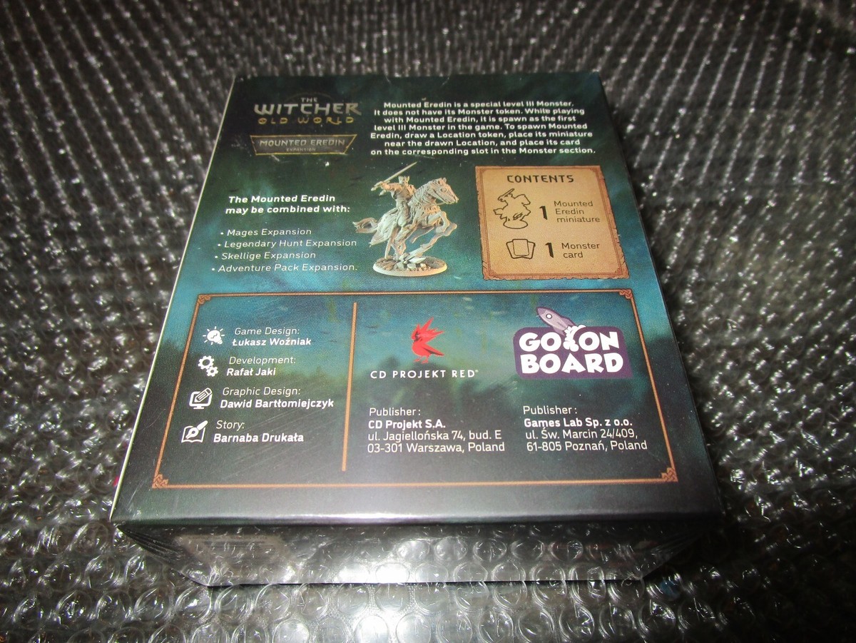 NEW The Witcher Old World Mounted Eredin Expansion Kickstarter