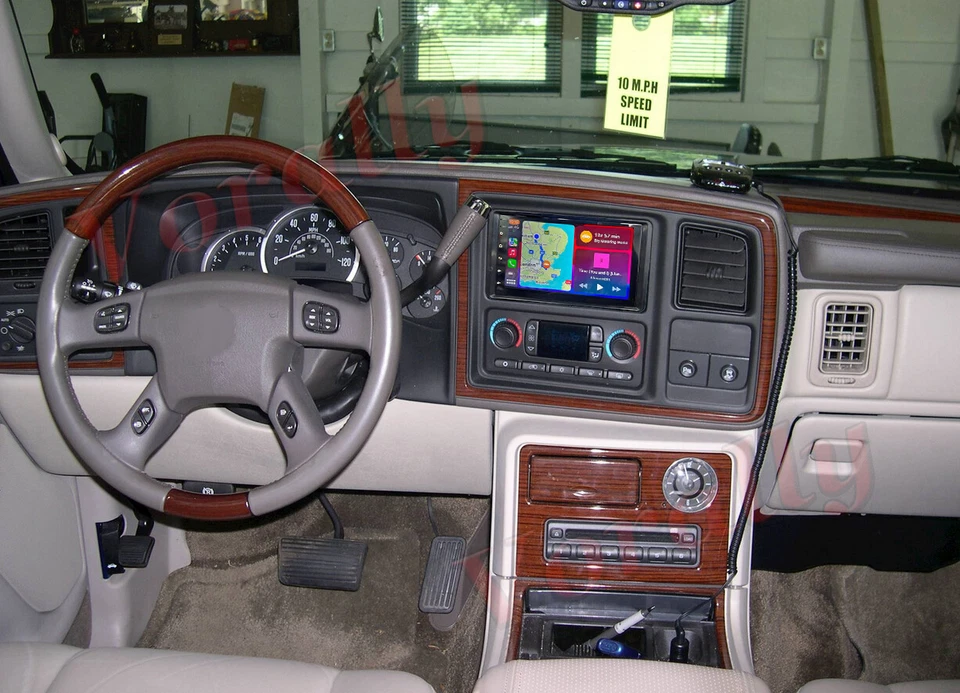 For 2003 2004 2005 2006 Cadillac Escalade Android 13 CarPlay Stereo Radio GPS Foto 4 de 4