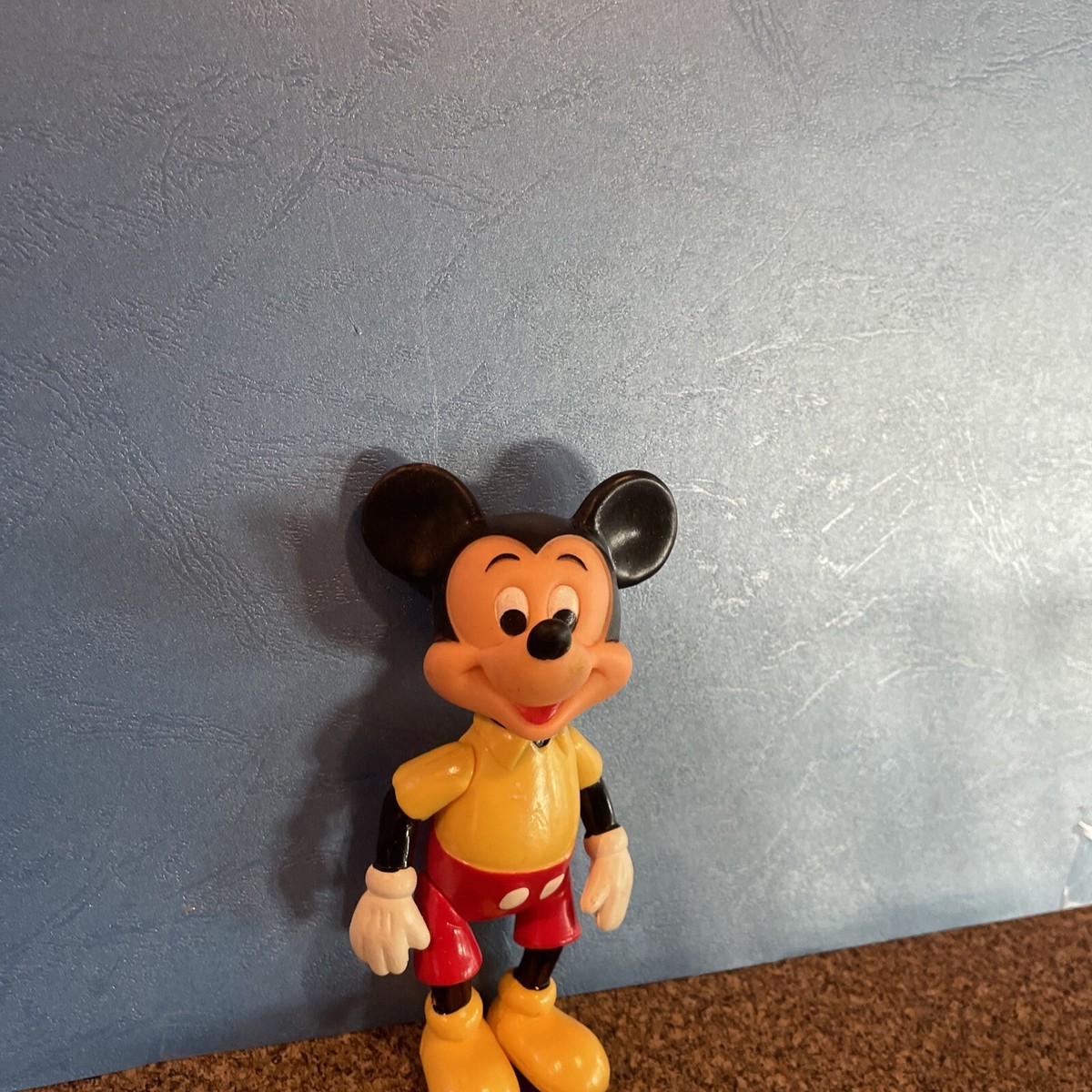 Vintage Collectible Hard Plastic Pose-able Disney Mickey
