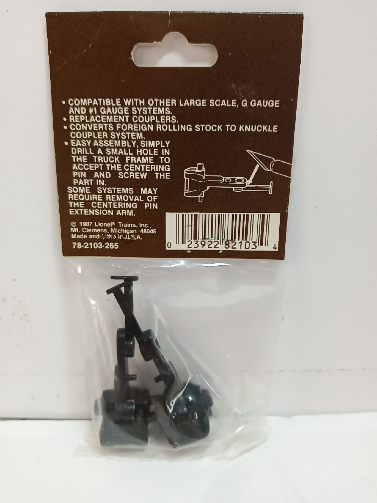 Lot Of 2 Lionel Large Scale G Scale 882103 Pair Lionel Couplers New