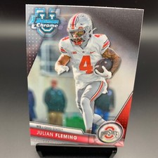 2023 Bowman Chrome University #109 Julian Fleming Ohio State Buckeyes
