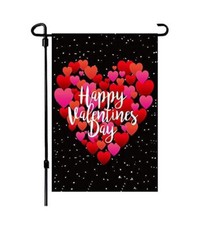 Valentine's Day Garden Flag, Bouguet of Hearts Polyester, 12.5X18, Feb 14th