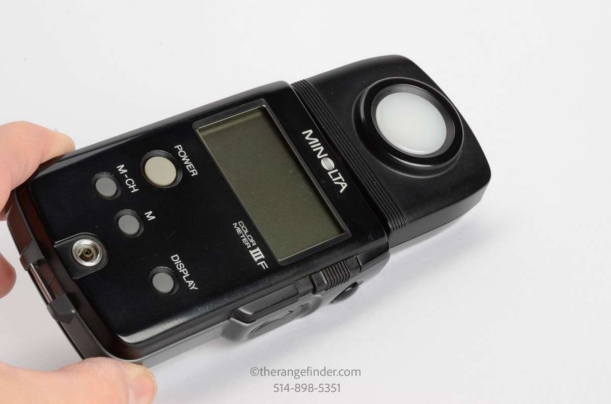 Minolta Colormeter IIIf Flash/Ambient Digital Light Meter Minolta Colormeter IIIf Flash/Ambient Digital Light Meter