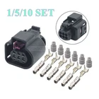 6 Pin/Way Bosch Automotive Oxygen Sensor Ignition Connector Plug Kit for VW Audi